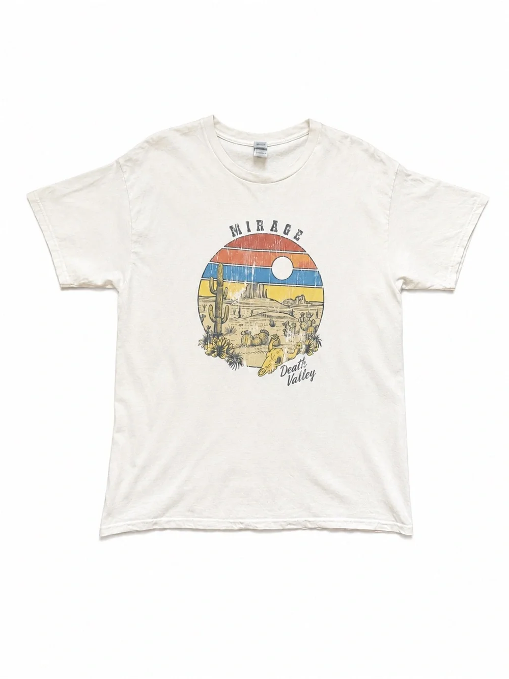 100% Cotton Mirage Desert Death Valley Retro Tee Men’s Large Graphic T-shirt - Picture 2 of 6